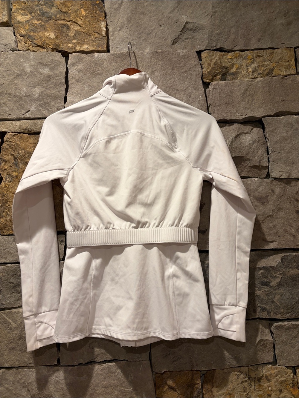Fabletics White Zip-Up Utility Jacket - Picture 2 of 3